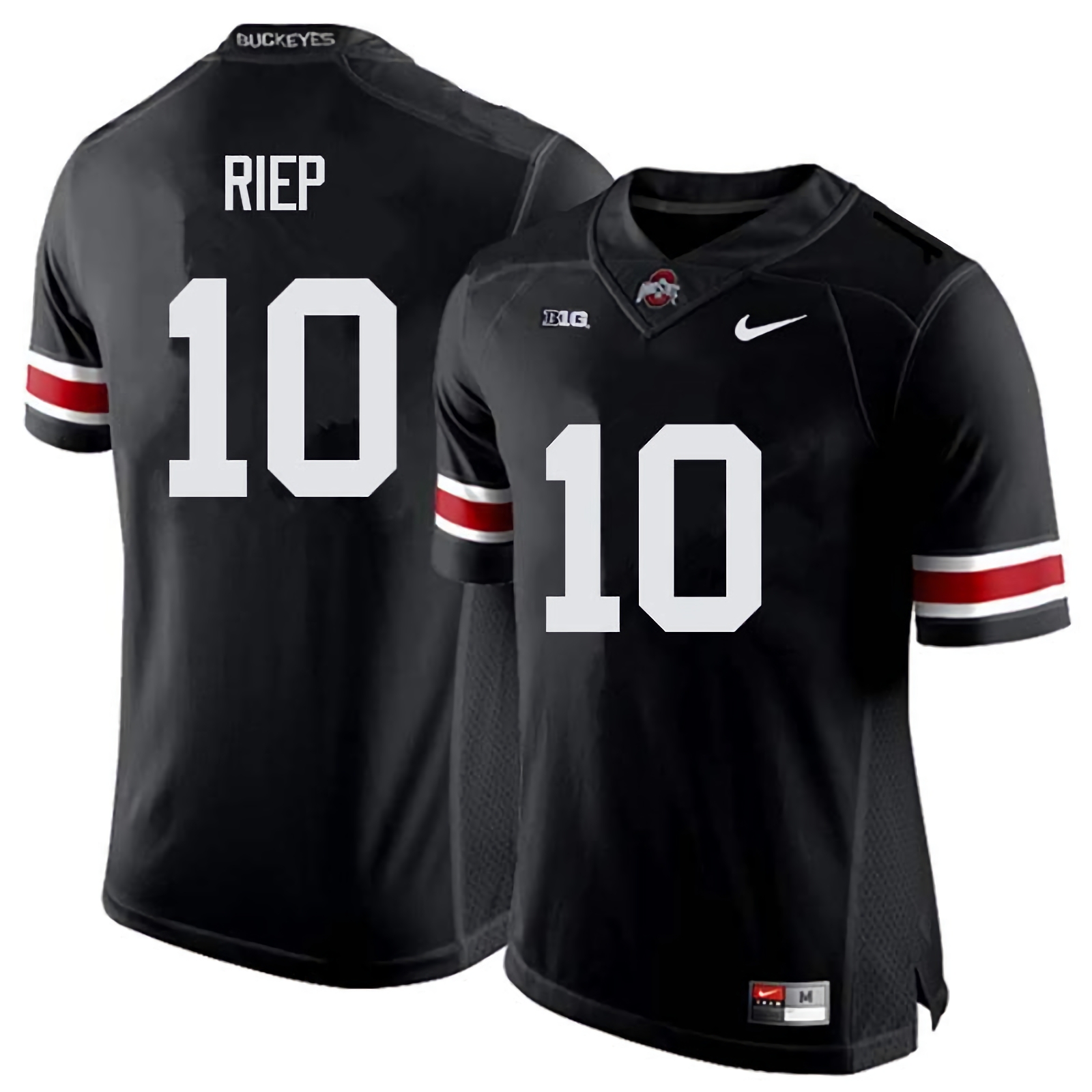 Amir Riep Ohio State Buckeyes Men's NCAA #10 Nike Black College Stitched Football Jersey LNT6656NI